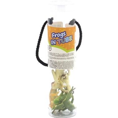 Animal World In Tube Frogs, 2" Replica, 7 Years and Above,