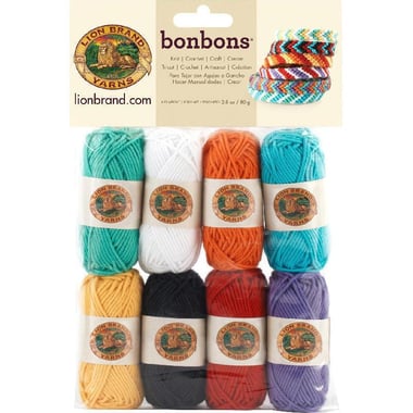 Lion Brand Bonbons Yarn, Fine, Beach