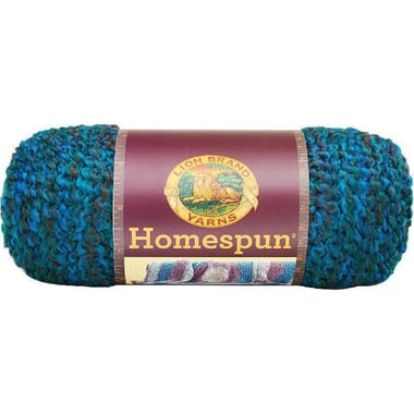 Lion Brand Homespun Yarn, Bulky, Lagoon
