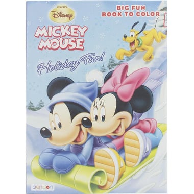 Disney Mickey Mouse, Holiday Fun, Colouring Book