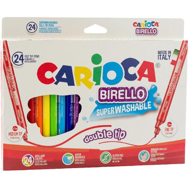 Carioca Birello Felt-tip Marker, 24 Pieces