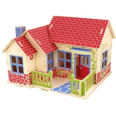 Rolife DIY House Farm House 3D Puzzle, 27 Pieces, 7 Years and Above
