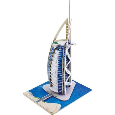 Robotime World's Great Burj Al-Arab 3D Puzzle, 56 Pieces, 7 Years and Above
