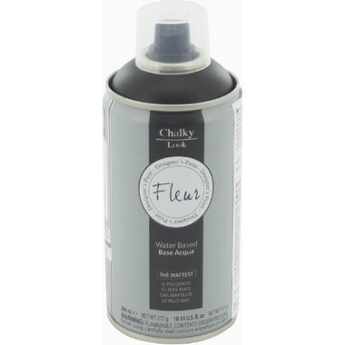 Colorificio Centrale Fleur Chalky Spray Paint, Black, 300.00 ml ( 10.56 oz )