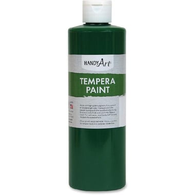 Handy Art Tempera Color Paint, Green, 16.00 oz ( 454.61 ml )