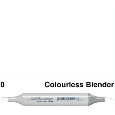 COPiC Sketch Blender Graphic Art Marker, Colorless, Twin Tip