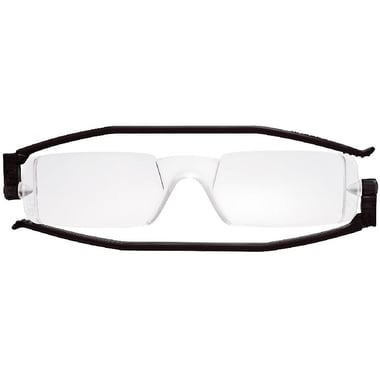 Nannini Eyeglass, +1.0, Rectangle, Black