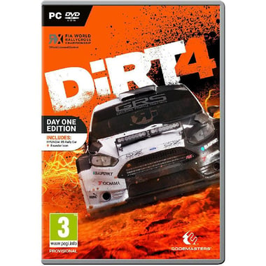 DiRT 4, PC Game, Racing, Blu-ray Disc