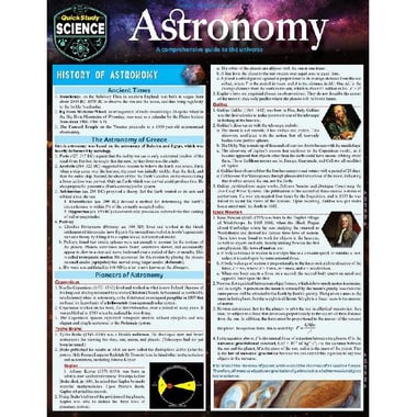 Astronomy (Quick Study: Academic)
