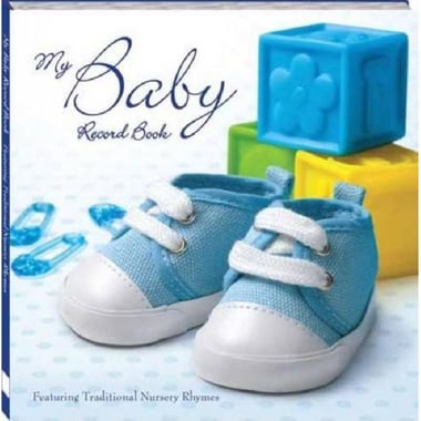 My Baby Record Book, Featuring Traditional Nursery Rhymes (Blue)