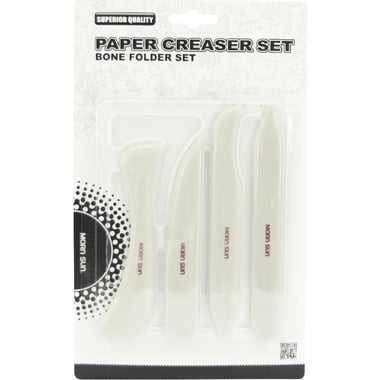 Morn Sun Paper Creaser, Bone Folder Set, White