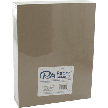 Paper Accent Kraft Paper, Extra Heavy 85pt., Natural