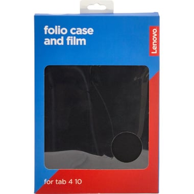 Lenovo Flip Cover Tablet Case, for Lenovo Tab 4 10, Black