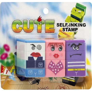Cute, Self-Inking Stamp, Animal 2, Assorted Ink Color