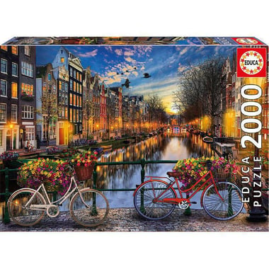 Educa 2000 Amsterdam With Love Picture Puzzle, 2000 Pieces, 7 Years and Above