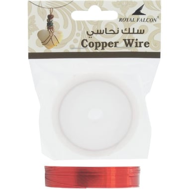 Beading Wire, 0.4 mm, Red