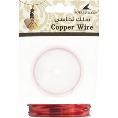 Beading Wire, 0.8 mm, Red