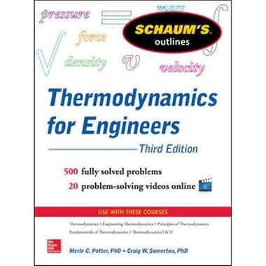 Thermodynamics for Engineers, Third Edition (Schaum's Outlines)