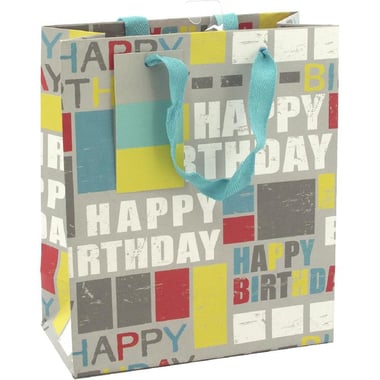 ذا جيفت راب كومباني حقيبة هدايا، Birthday Blocks، متوسط، الوان متنوعة