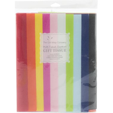 The Gift Wrap Company Tissue Sheet, Solid Melange, Assorted Color, 50.80 cm ( 1.67 ft )X 50.80 cm ( 1.67 ft )