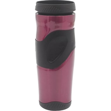 Thermos Travel Mug, Hot/Cold, 16.00 oz ( 454.61 ml ), Black/Pink