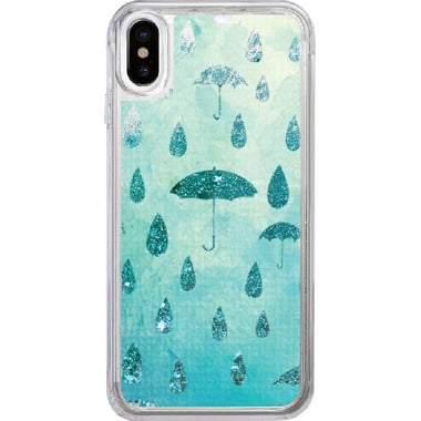 iCover Sparkle, Back Cover Mobile Case, for iPhone X, Rainy Day