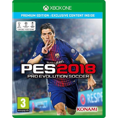 PES (Pro Evolution Soccer) 2018, Xbox One (Games), Sports, Blu-ray Disc