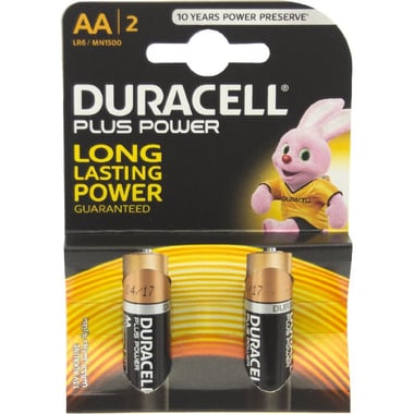 Duracell AA Multipurpose Battery, 1.5 Volts,