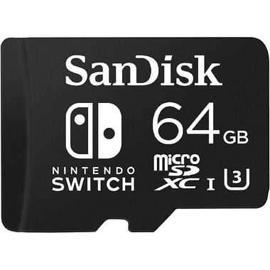سان ديسك بطاقة ذاكرة عالية السعة MicroSDXC، 64‎ GB، فئة 10: سرعة اداء قصوى 80 ميجابت في الثانية