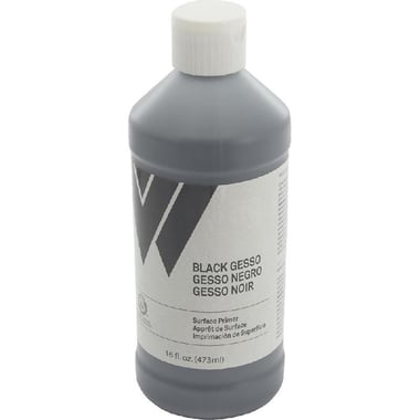 Weber Acrylic Mediums, Gesso Primer, Black, 473.00 ml ( 16.65 oz )