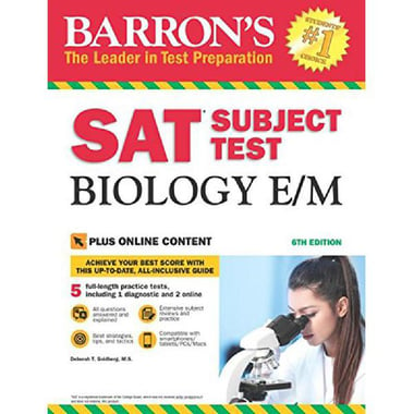 Barron's SAT Subject Test, Biology E/M, 6th Edition