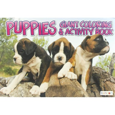 Puppies, GIANT Coloring & Activity Book