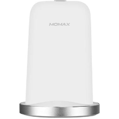 Momax Q.Dock2 Wireless Charging Stand, Qi/PMA, 10 Watts, White