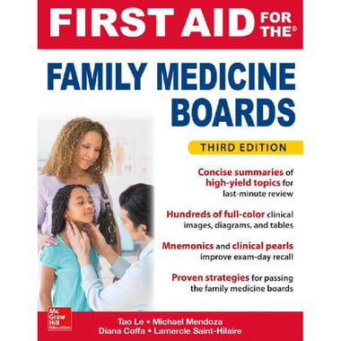 First Aid for The Family Medicine Boards, 3rd Edition