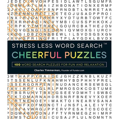 Cheerful Puzzles (Stress Less Word Search)