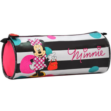 Disney Minnie Soft Pencil Case, Black/White