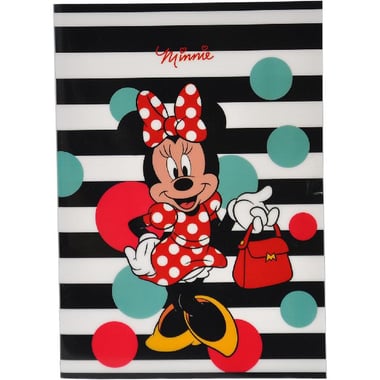 Disney Minnie Exercise Book, B5, 100 Pages, Lined, Red