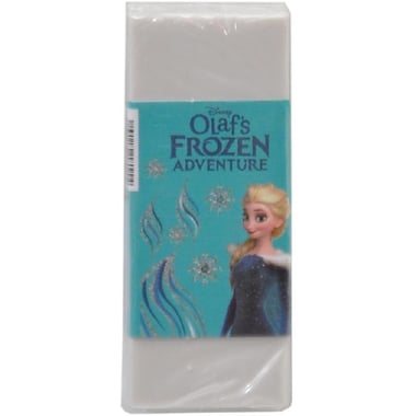 Disney Frozen Sparkle Plastic Eraser, Olaf's Frozen Adventure, White