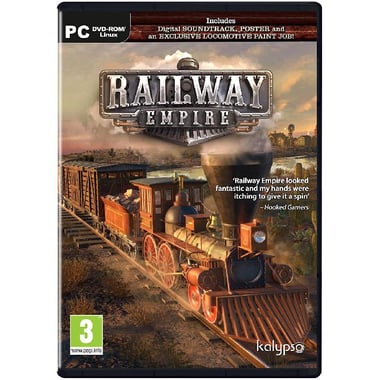 Railway Empire, PC Game, Simulation & Strategy, Blu-ray Disc
