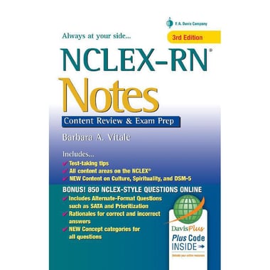 NCLEX-RN Notes، 3rd Edition - Content Review & Exam Prep
