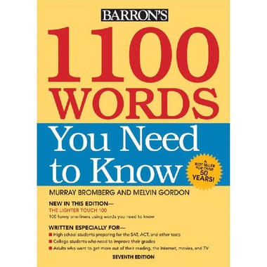 1100 Words You Need to Know, 7th Edition (Barron's Educational Series)