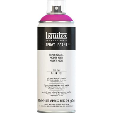 Liquitex All Purpose Interior-Exterior Spray Paint, Medium Magenta, 400.00 ml ( 14.08 oz ),