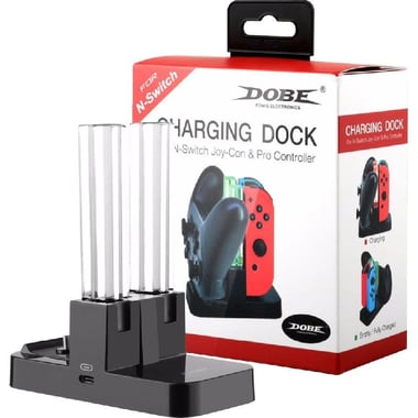 DOBE Charging Dock Controller Accessory, for (Nintendo) Switch, Black