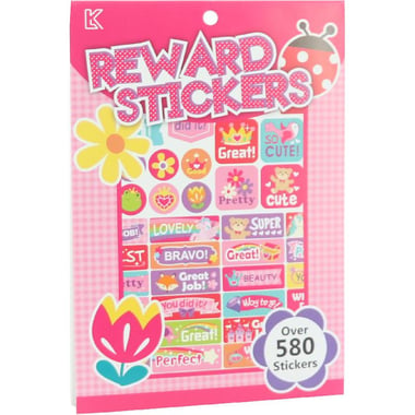 Reward Stickers, Good, Over 580 Pieces