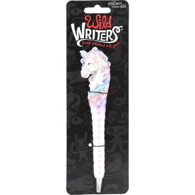 Wild Writers Polystone Unicorn Rollerball Pen, Black Ink Color, Medium, Ballpoint