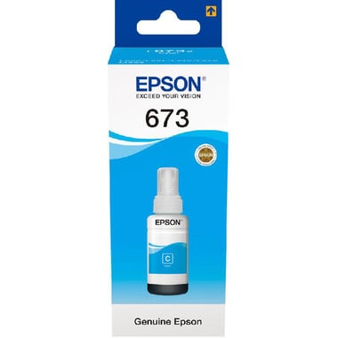 Epson T6732 Ink Bottle, Cyan, 70.00 ml ( 2.46 oz )