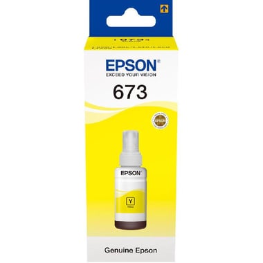 Epson T6734 Ink Bottle, Yellow, 70.00 ml ( 2.46 oz )
