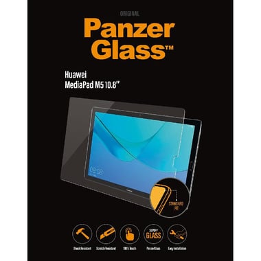 PanzerGlass Tablet Screen Protector, Super+ Glass, Standard Fit, for Huawei MediaPad M5 10.8