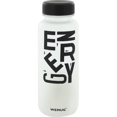 WEMUG Water Bottle, "Energy", Cold, 650.00 ml ( 1.14 pt ), Clear