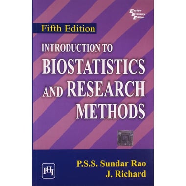 Introduction to Biostatistics and Research Methods, 5th Edition